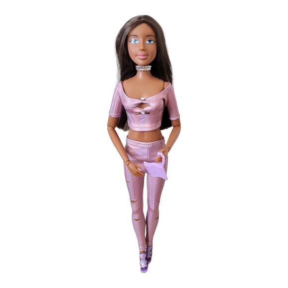 Dressed Fashion Doll 1/6 Scale Doll Movable Joints Articulated Pink Suit - Picture 1 of 4